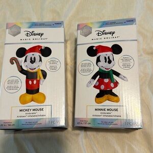 Mickey and Minnie Inflatable Tabletop decoration